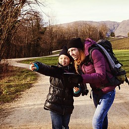 Geocaching im Wald