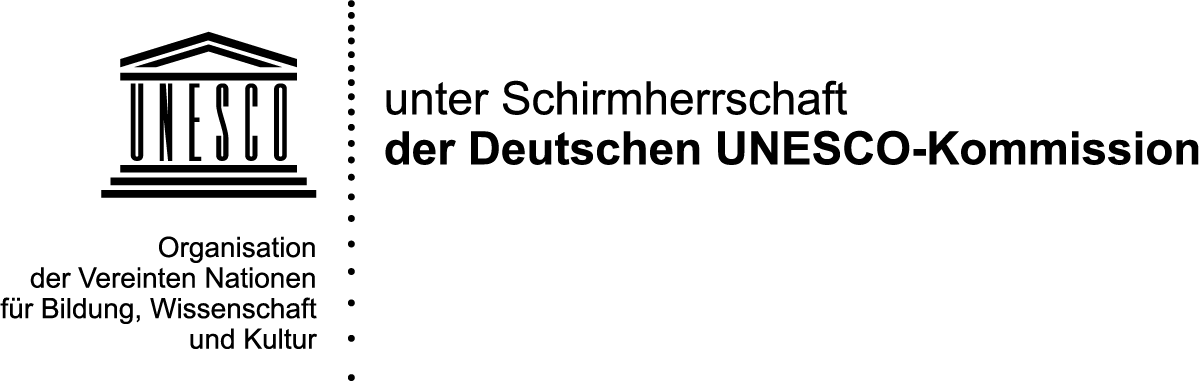 Logo Unter Schirmherrschaft der Deutschen UNESCO-Kommission